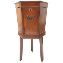 George III Mahogany Octagonal Wine Cooler