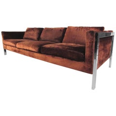 Mid-Century Sofa in the Style of Milo Baughman