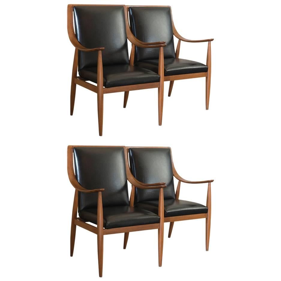 Set of Two Armchairs by Silvio Cavatorta For Sale