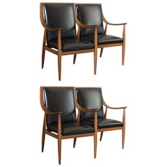 Set of Two Armchairs by Silvio Cavatorta