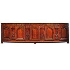 Massive 18th Century Northern French Fruitwood Enfilade