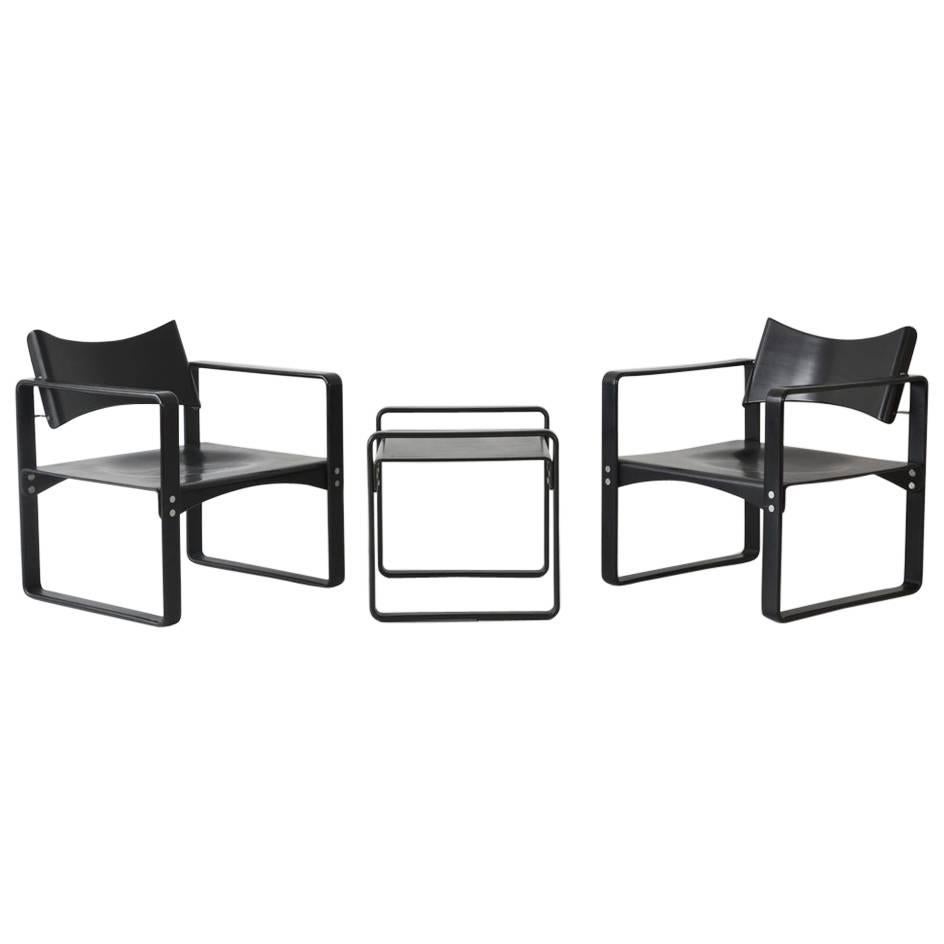 1960s Puristic Verner Panton for Thonet Armchairs For Sale