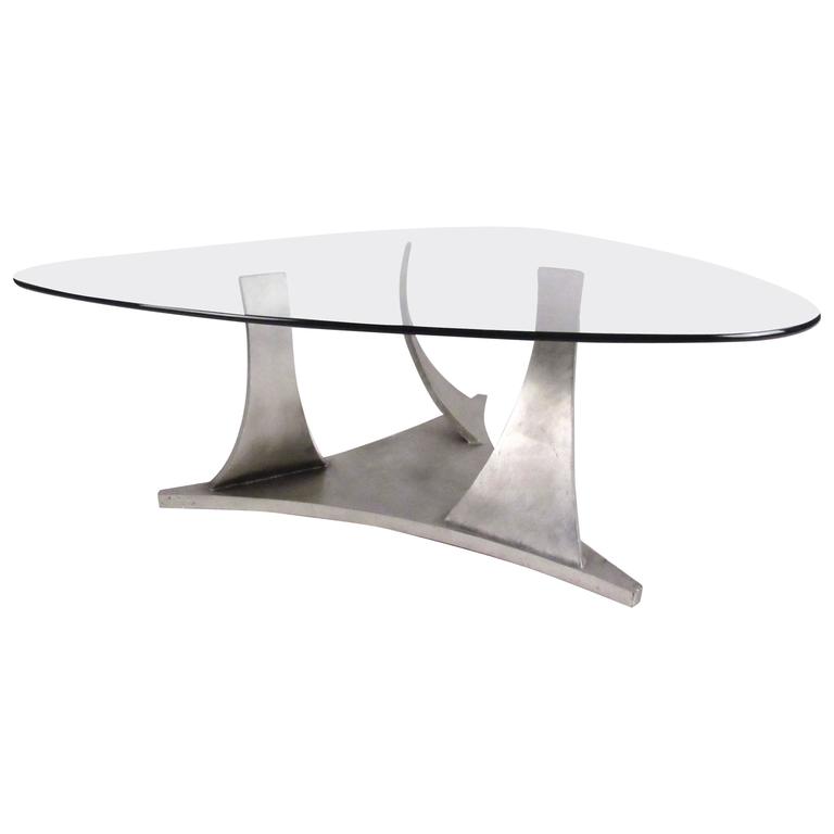 Sculptural Contemporary Modern Coffee Table For Sale at 1stdibs