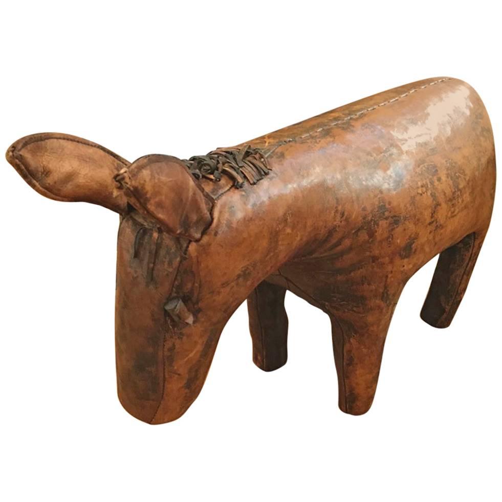 Liberty of London Leather Donkey Footstool For Sale