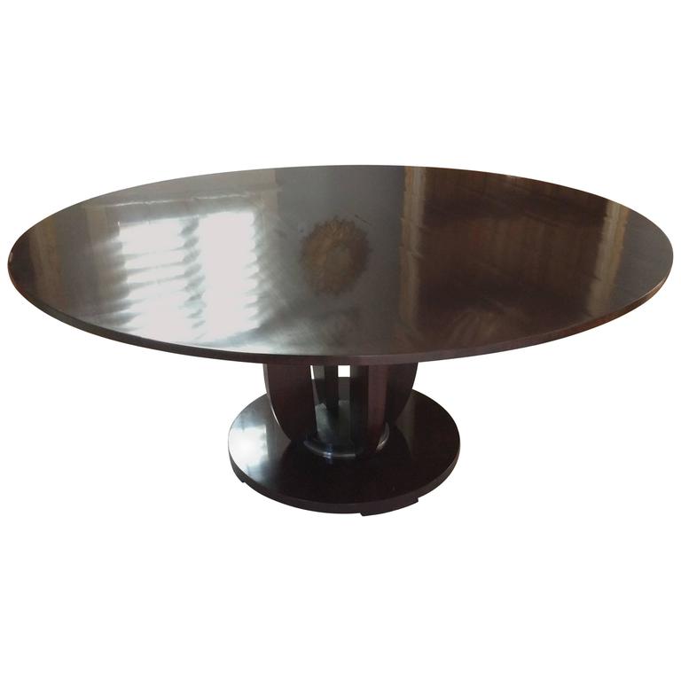 Fabulous Barbara Barry for Baker Round Dining Table at 1stDibs