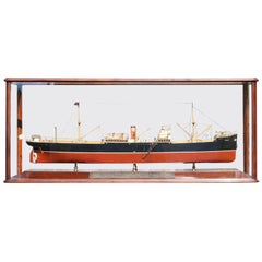 Antique Builder's Model of a Cargo Ship