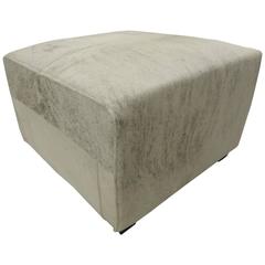 Modern Cowhide Square Ottoman