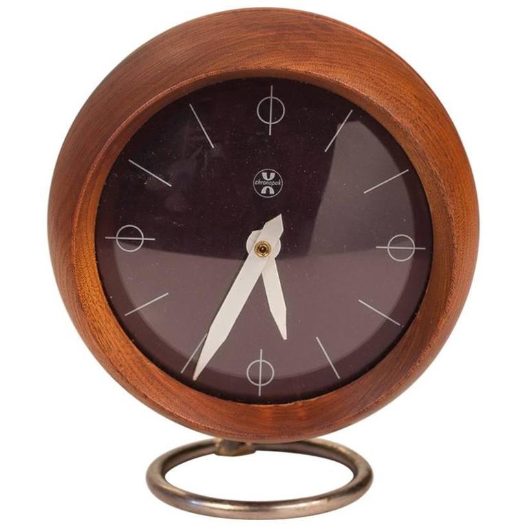 George Nelson Chronopak Desk Clock At 1stdibs