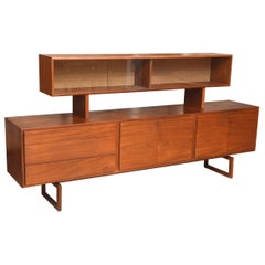 Bodil Kjaer Danish Teak Sideboard Manufactured by E. Pedersen and Sons, 1950s