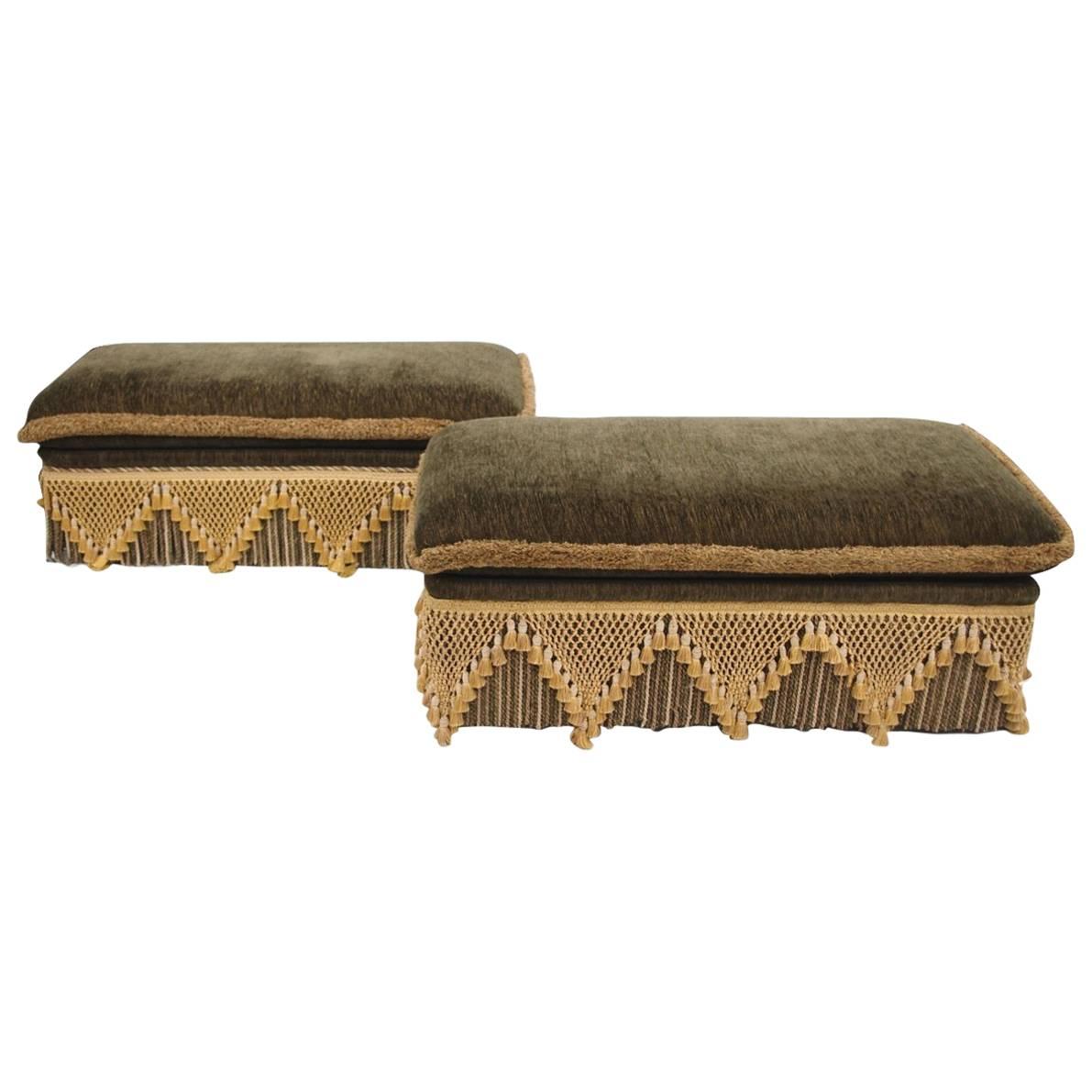 Pair of Napoleon III Banquettes