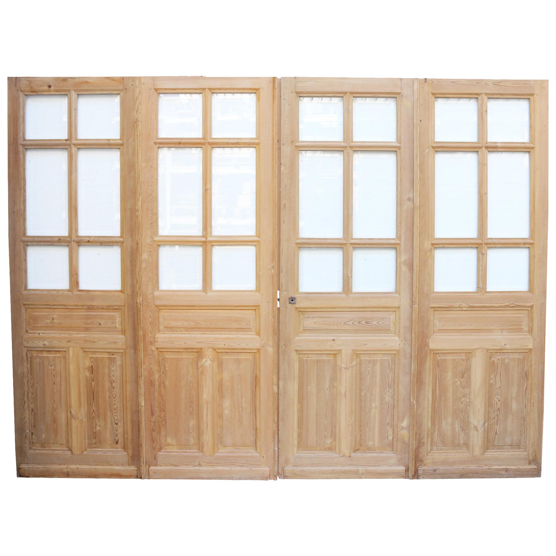 Set of Four Pine Room Dividers