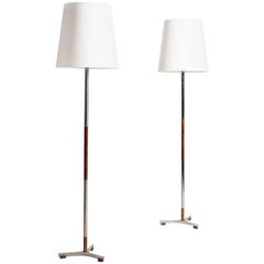 Pair of President Floor Lamps by Jo Hammerborg