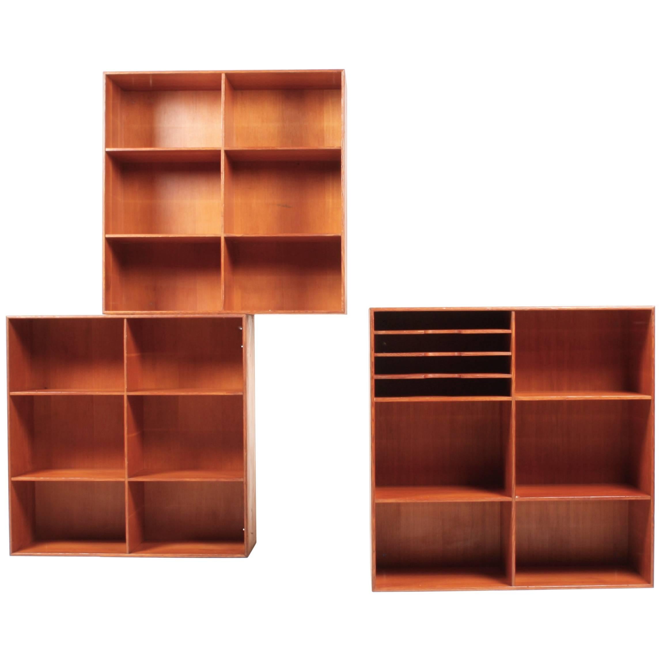 Three Bookcases by Mogens Koch