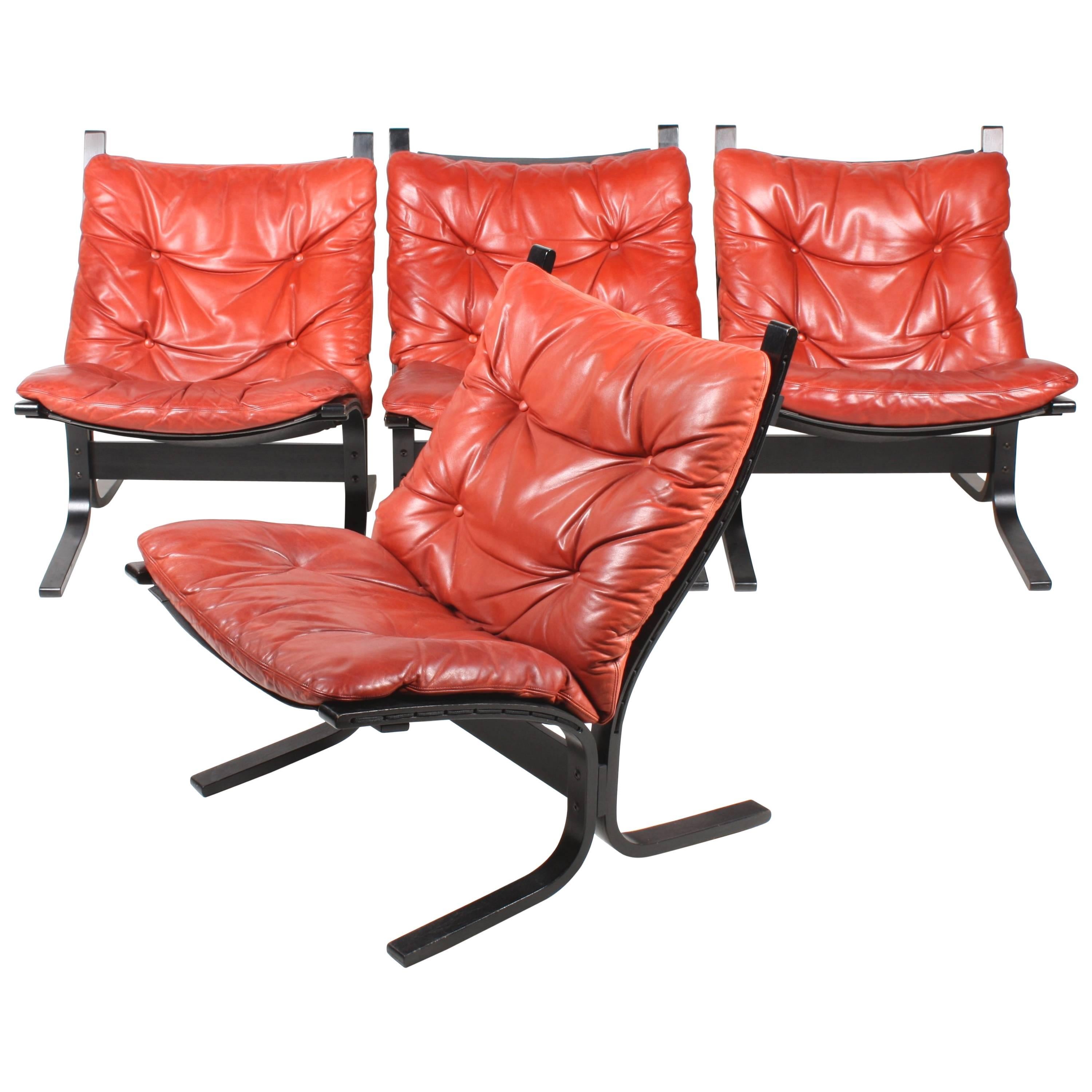 Group of Four Lounge Chairs by Ingmar Relling
