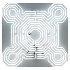 Neon Light Sculpture by Marjorie Akin 12