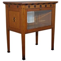 Important and Probably Unique Arts & Crafts Display Cabinet by Napoleon Le Grand 11
