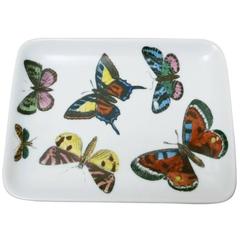 Vintage Butterfly Dish by Piero Fornasetti, 1950s