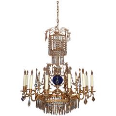Russian Neoclassical Style St. Petersburg Reproduction Twelve-Light Chandelier 5
