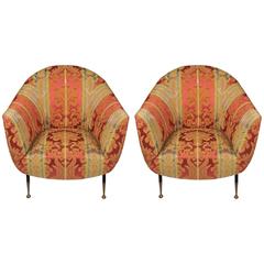 1950s Italian Pair of Armchairs 4