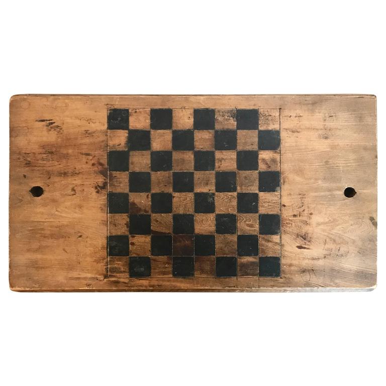 19th Century Wooden Checker Board For At 1stdibs 19th Century Wooden Checker Board For