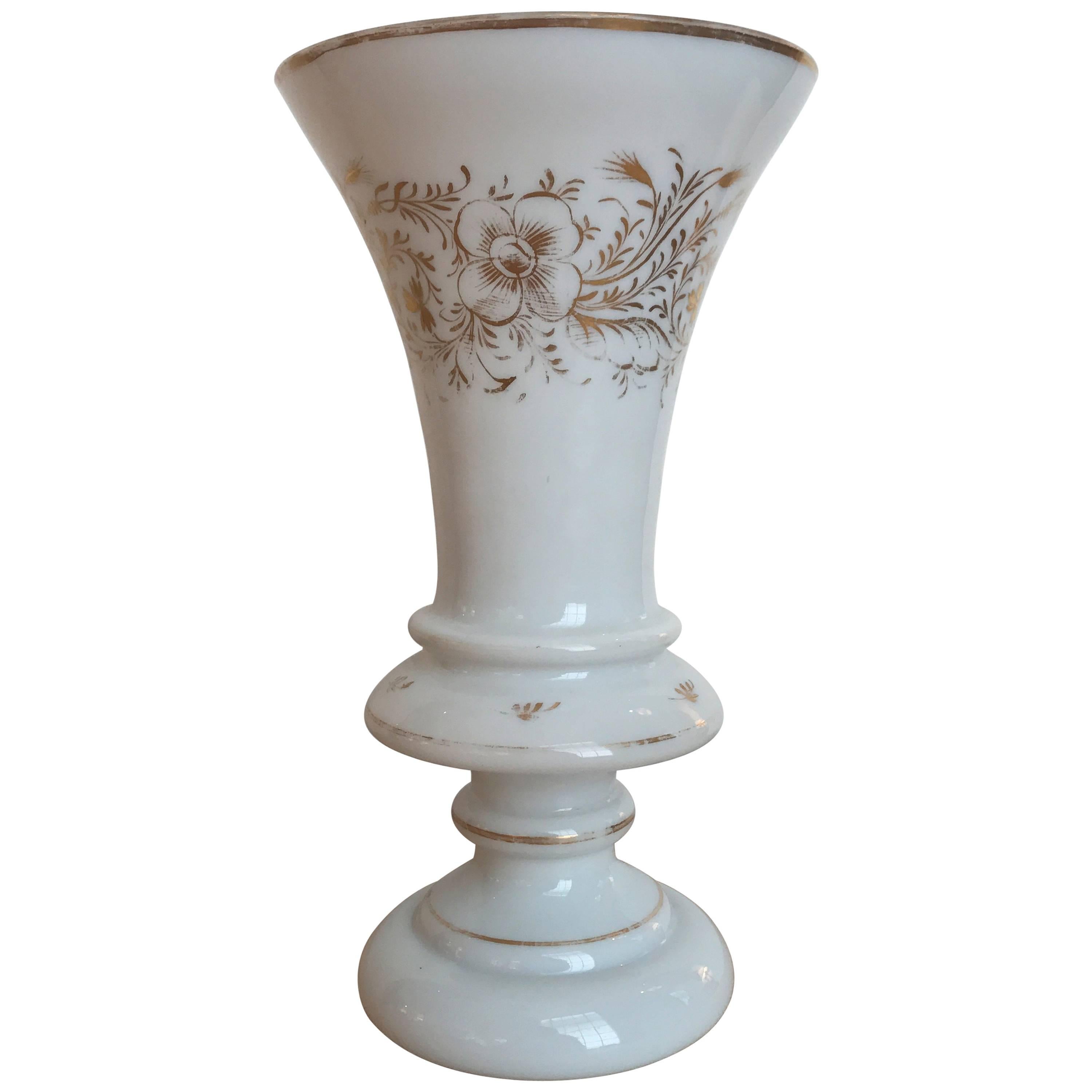 19th Century Bristol Glass Vase For Sale