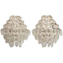 Bakalowits Regency Style Austrian Crystal Sconces 3