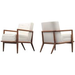 Pair of T.H. Robsjohn-Gibbings Lounge or Armchairs, Commissioned