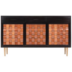 Edward Wormley Woven Front Credenza