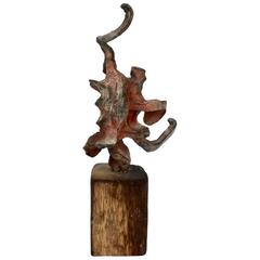 Squeeze Bronze Sculpture by Steve Tobin, 1990s 8