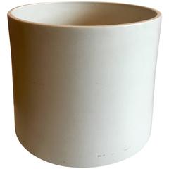 Massive X-Large White Ceramic Architectural Planter by Gainey of California