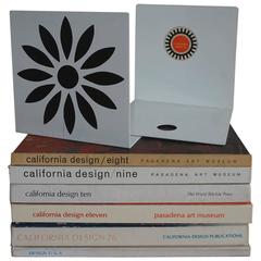 Collection of California Design Books and Bookends