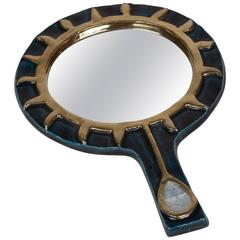 Ceramic Frame Mirror by Francois Lembo 8