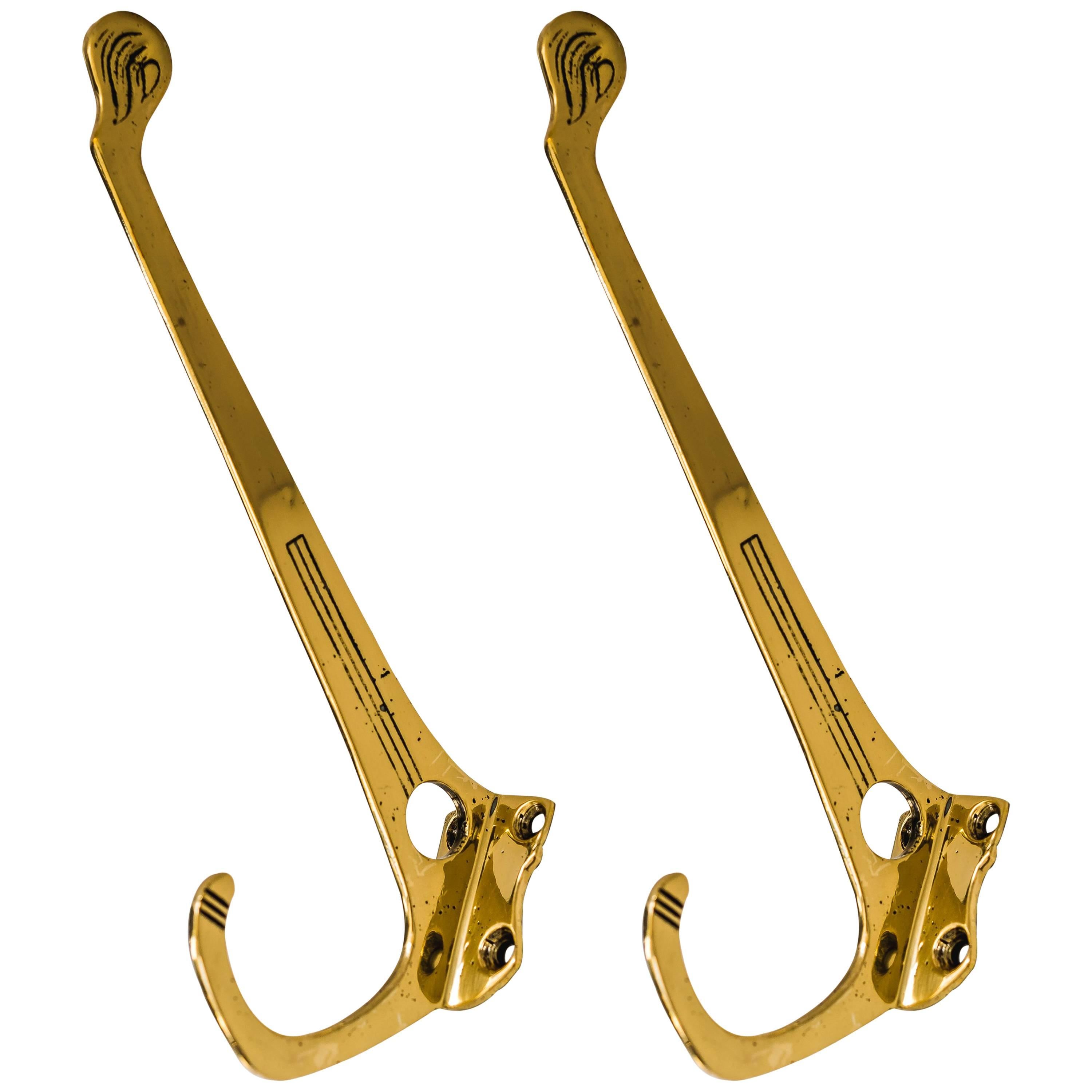 Two Wall Hooks, 1910s For Sale