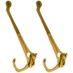 Antique Two Wall Hooks, 1910s