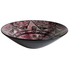 Studio Pottery Bowl, Signed West, Hand Thrown Ceramic, Mid-20th Century 5