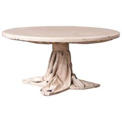Rare Coffee Table in Set with Saporiti White Polyester Material, circa 1970 2