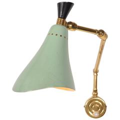 Wall Lamp Attributed to Stilnovo, Italy, circa 1950 12