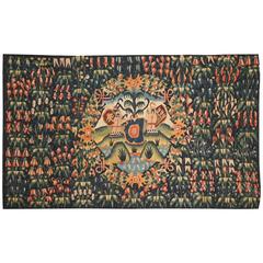 Used 16th Century Millefleurs Flemish Tapestry