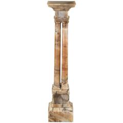 19th Century Alabaster Display Column