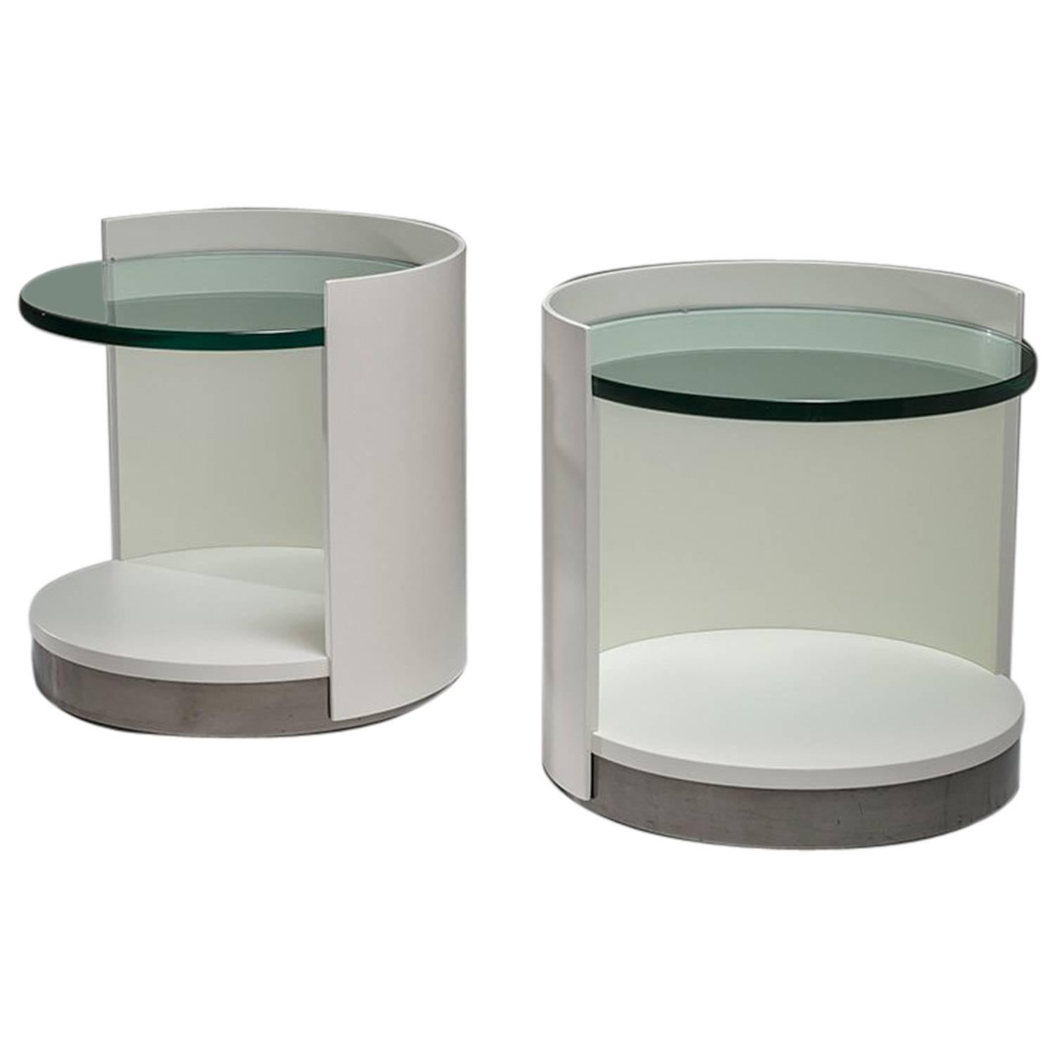 Pair of Nightstands by Gianni Moscatelli for Formanova