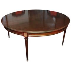 Superb Louis XVI Style Round Dining Table