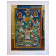 Thangka Depicting Green Tara, Tibet or Mongolia, 19th Century