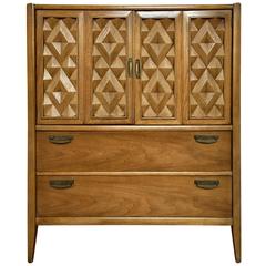 Brutalist Mid Century Modern Armoire, Diamond Head Hawaii 7