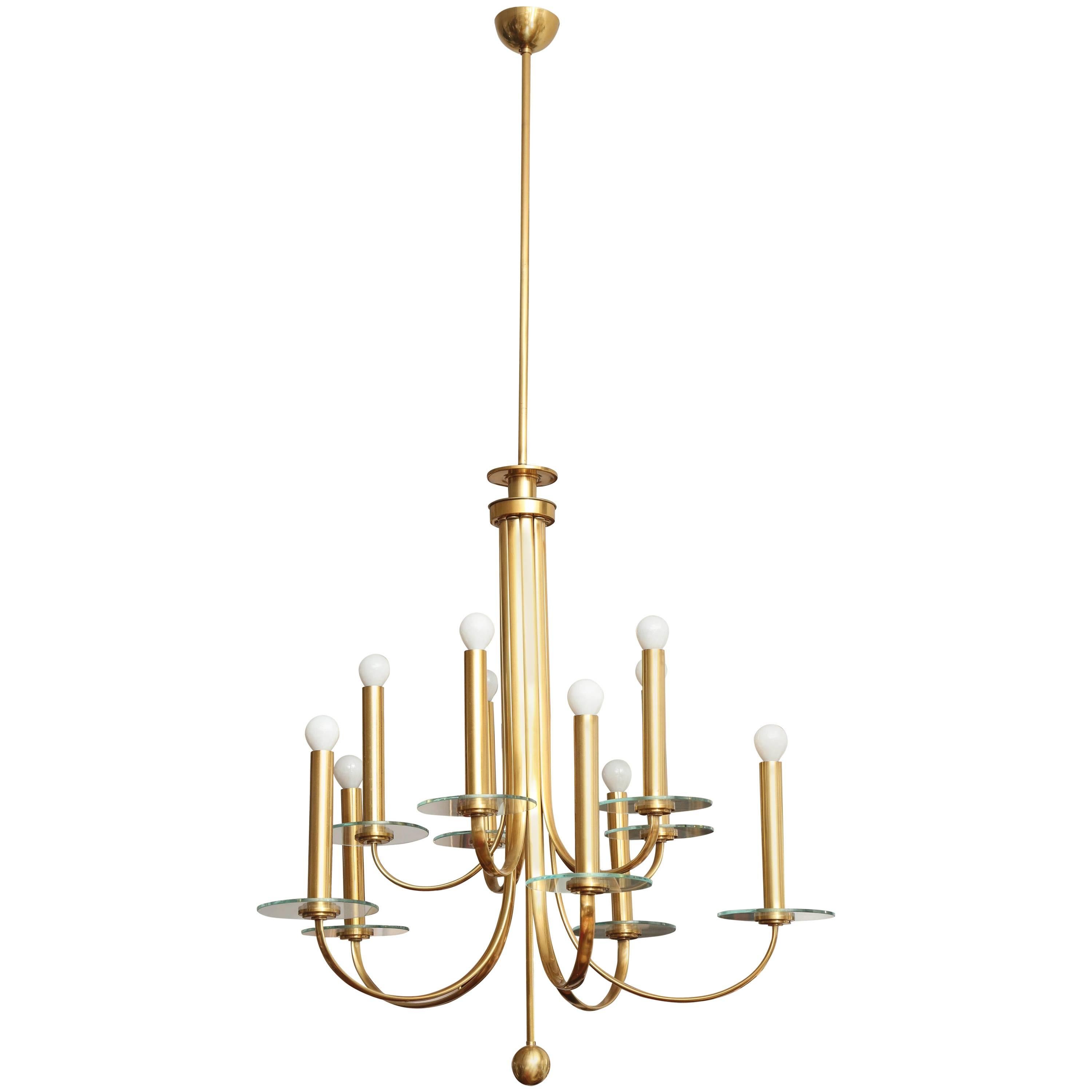 Italian Modernest Chandelier Made in 1938 For Sale