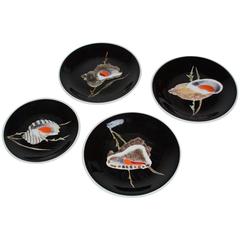 Hand-Painted Seashell Dishes by Guy Trevoux 3