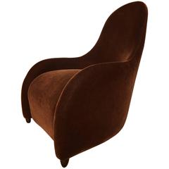 Brueton Mohair Lounge Chair 9