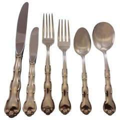 Retro Rondo by Gorham Sterling Silver Flatware Set for 12 Service Luncheon, 81 Pieces