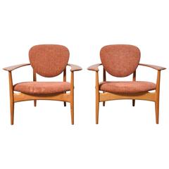 Pair of Organic Designed Scandinavian Fifties Lounge Chairs Pair of Organic Designed Scandinavian Fifties Lounge Chairs