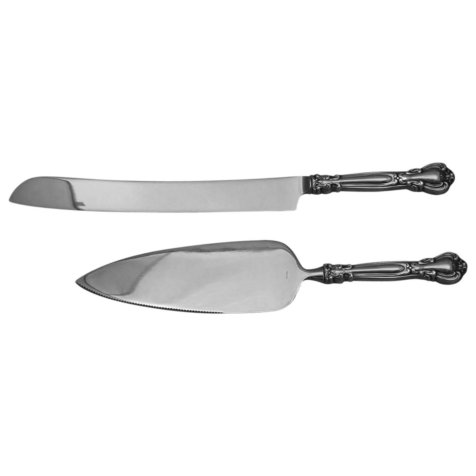 Burgundy by Reed /& Barton Sterling Silver Caviar Serving Set 2pc Custom Made