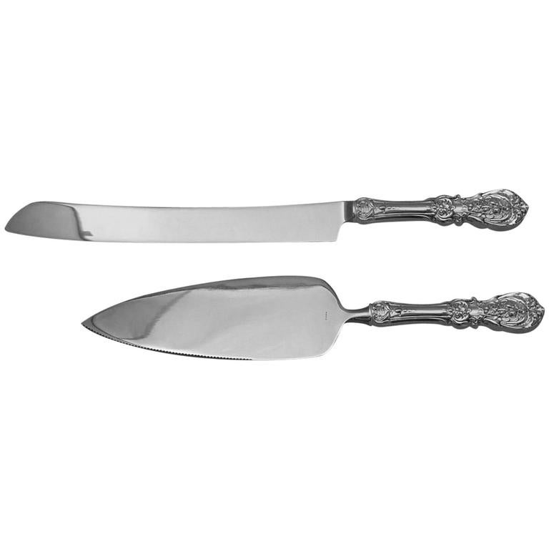Francis I By Reed And Barton Sterling Silver Wedding Cake Set Two Pc Francis I By Reed Barton Sterling Silver Wedding Cake Set Two Pc Custom Hhws